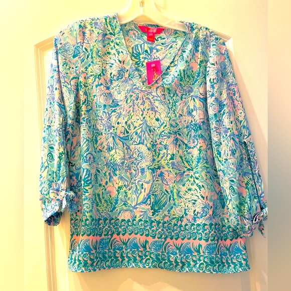 Lilly Pulitzer Blouse Top Shirt NWT - Picture 2 of 3